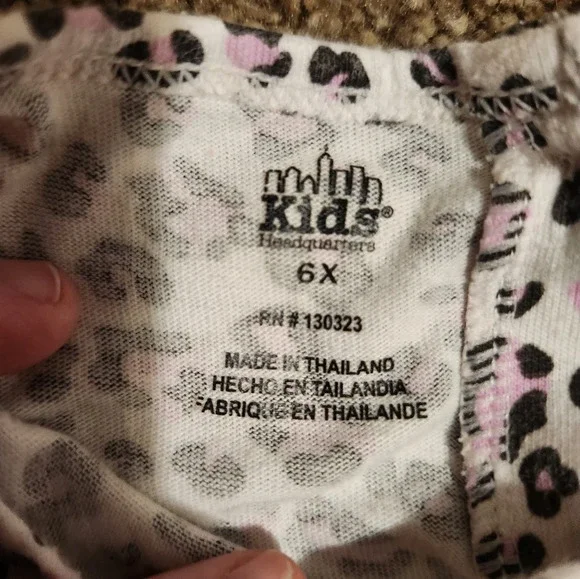 💓 3/$10 Kids Headquarters Girl's 6X Cute Long Sleeve Cat Blouse - Picture 5 of 8